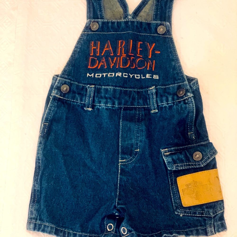 Baby Harley Davidson overalls